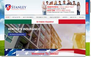 Stanley Insurance Agency website