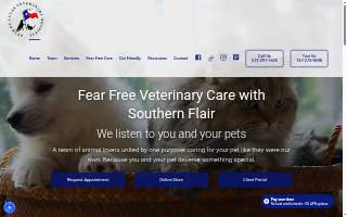 Star of Texas Veterinary Hospital website
