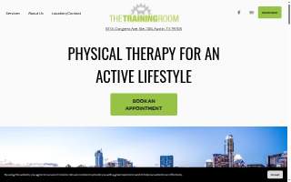 The Training Room website
