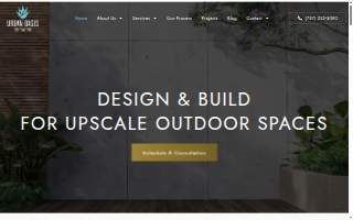 Urban Oasis Contracting website