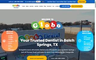 Globo Dental & Orthodontics of Balch Springs website