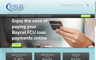 Baycel Federal Credit Union website
