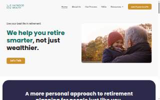 Haywood Wealth Management of Bay City website