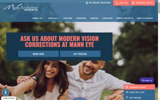 Mann Eye Institute of Bay City website