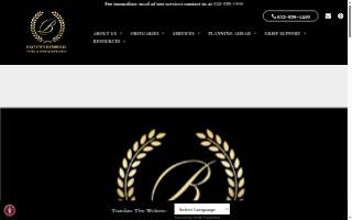 Baytown Memorial Funeral Home and Cremations website
