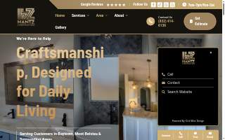 Hantz brothers construction and remodeling website