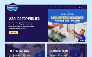 WhiteWater Express Car Wash of Baytown website