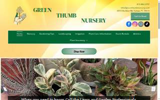 Green Thumb Nursery & Landscaping website