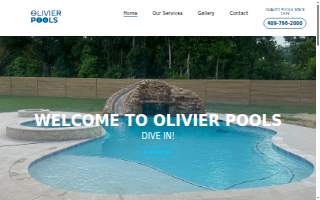 Olivier Pools website