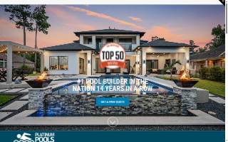 Platinum Pools of Beaumont website