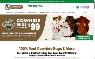 Cowhide Outlet website