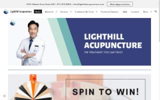 LightHill Acupuncture of Bedford website