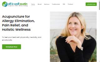 All is Well Austin, PLLC website