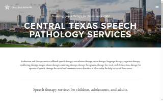 Central Texas Speech Pathology Services, Inc. website