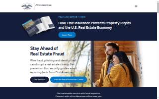 First American Title Company website