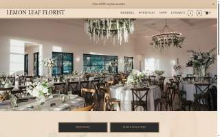 Lemon Leaf Florist website