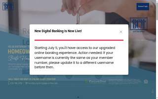BCM Federal Credit Union website