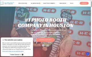 Houston Photo Booth Rental website