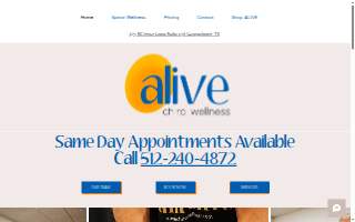 Alive Chiro Wellness - Belton website