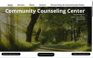 Community Counseling Center website