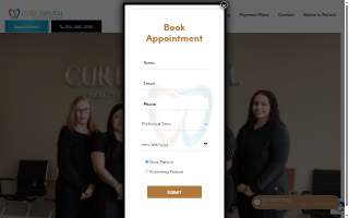 Cure Dental Belton Tx website