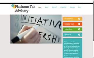 Platinum Tax Advisory website