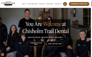 Chisholm Trail Dental website
