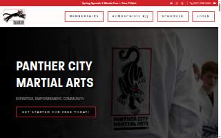 Panther City Martial Arts website