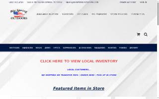Big Spring Outdoors website