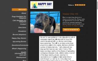 Happy Day Humane Society website