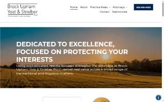 Brock Upham Yost & Strieber PLLC website