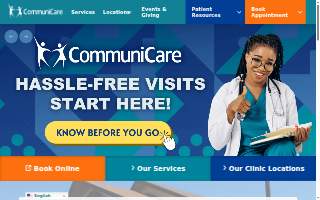 CommuniCare Health Centers - Boerne Clinic website