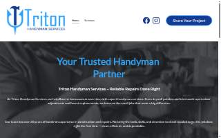Triton Handyman Services website