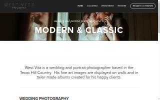 West Vita Photography website
