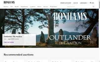 Bonham Jewelry website