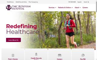 Bonham Specialty Clinic website