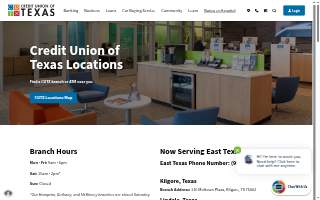 Credit Union of Texas website