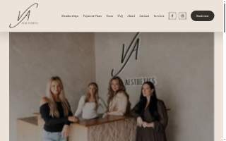 Vidal Aesthetics website