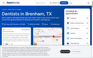 Aspen Dental - Brenham website
