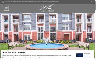 Belle Towers Senior Living Community website