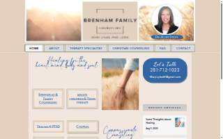 Brenham Family Counseling website