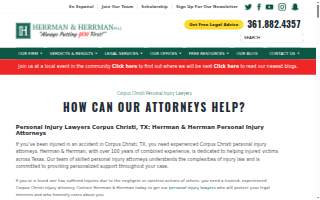 Herrman & Herrman, P.L.L.C. - Car Accident Lawyers website