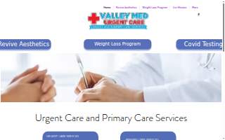 Valley Med Urgent Care website
