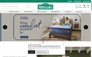 Mattressville website