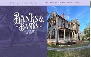Banks & Banks, Attorneys at Law, P.C. website