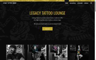 Legacy Tattoo Lounge website