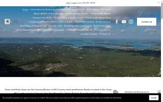 Hill Country Land and Homes Realty website