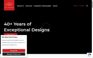 Sims + Architects website