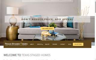 Texas Staged Homes of Canyon website