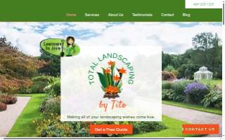 Lawncare by Josie website